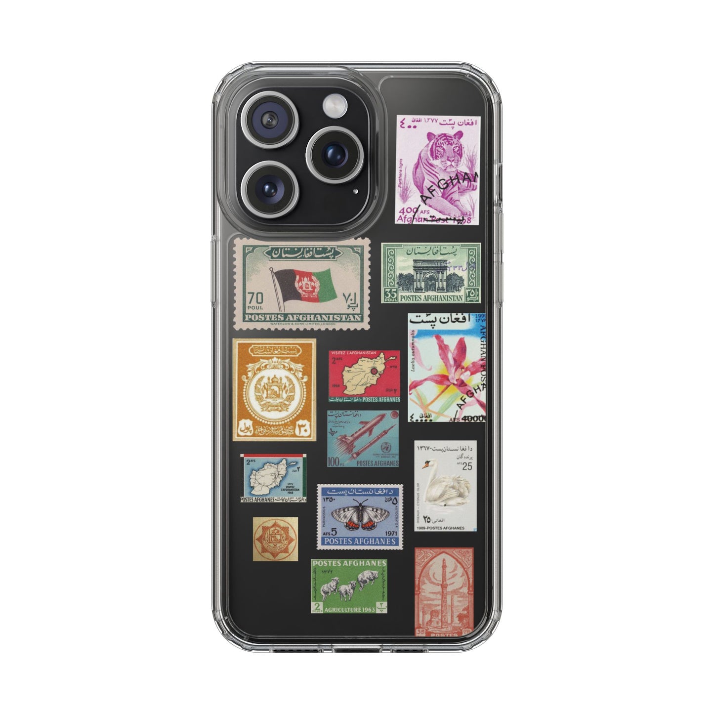 Vintage stamps iPhone case