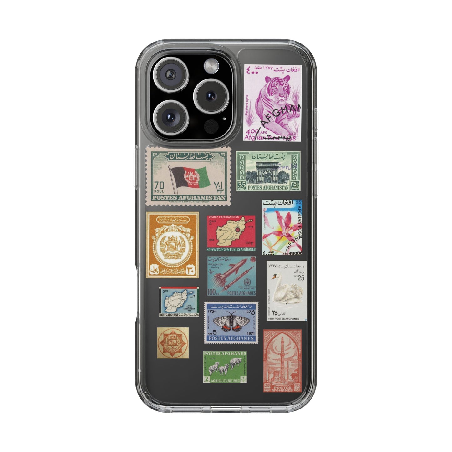 Vintage stamps iPhone case