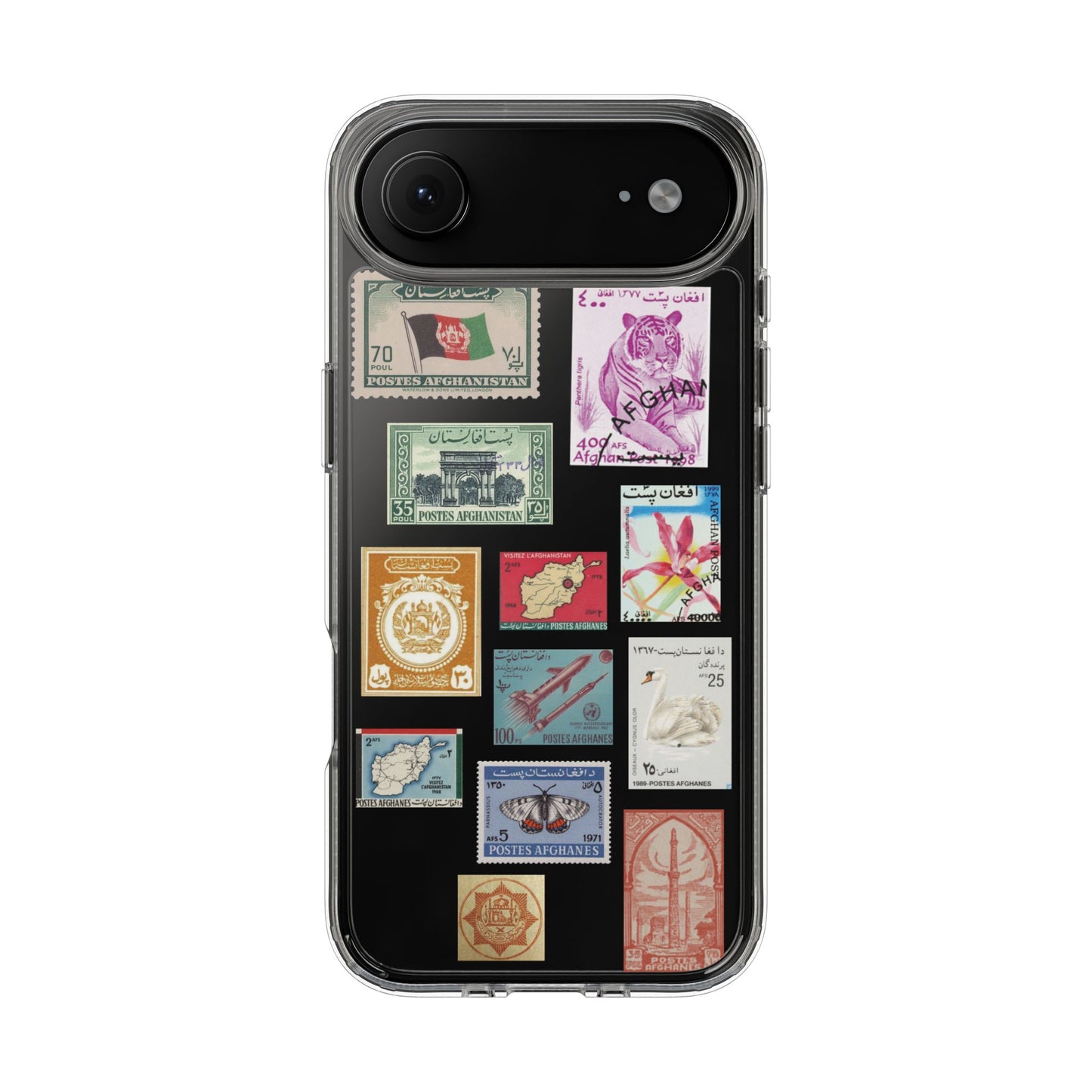 Vintage stamps iPhone case