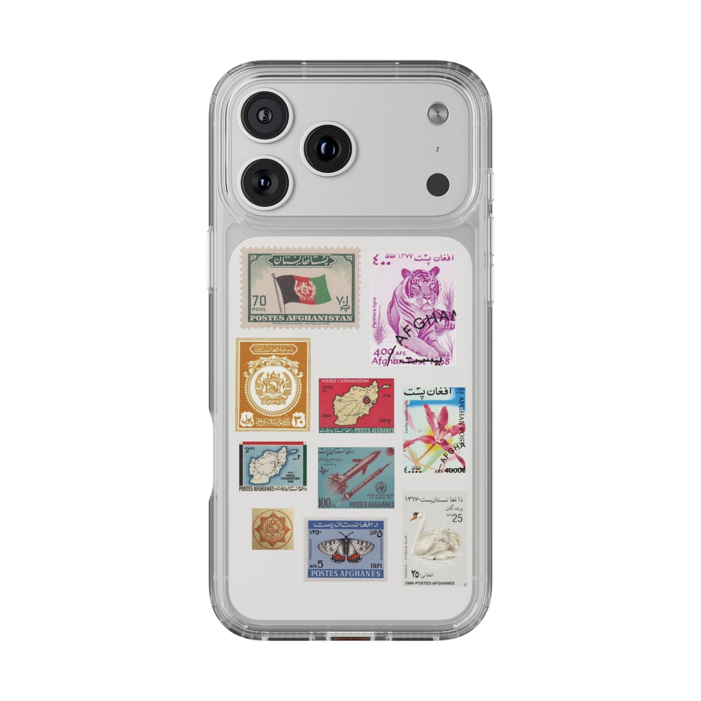 Vintage stamps iPhone case