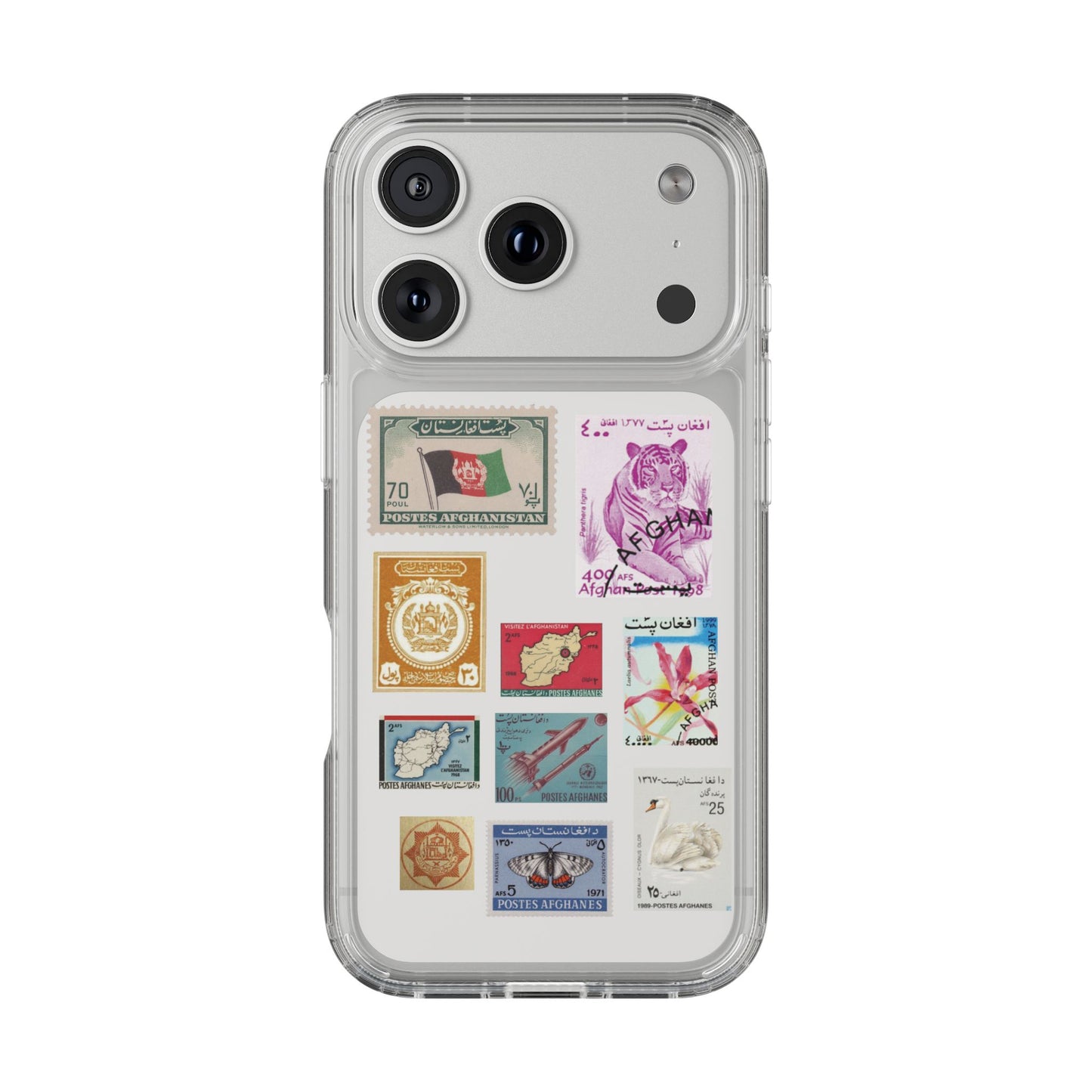 Vintage stamps iPhone case