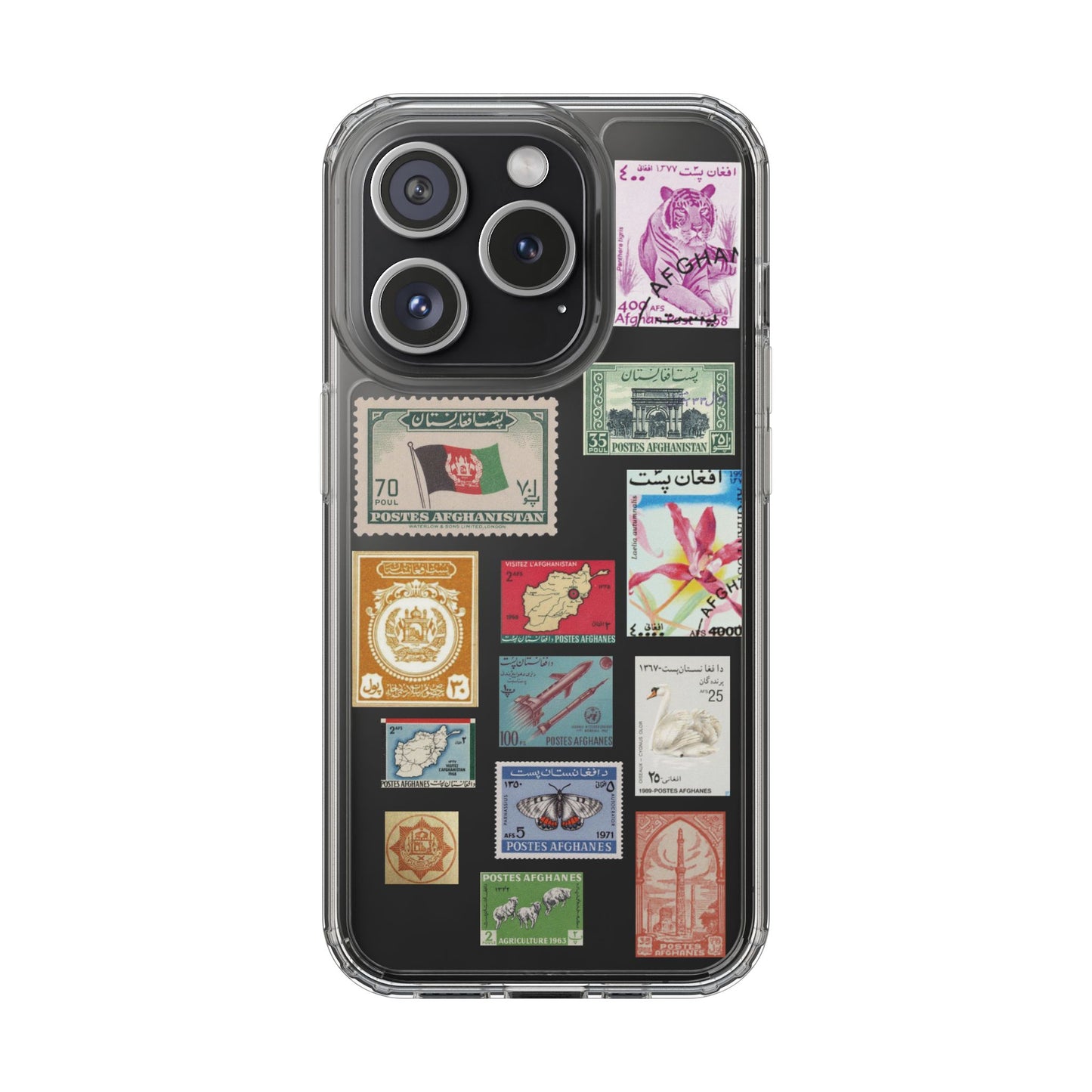 Vintage stamps iPhone case